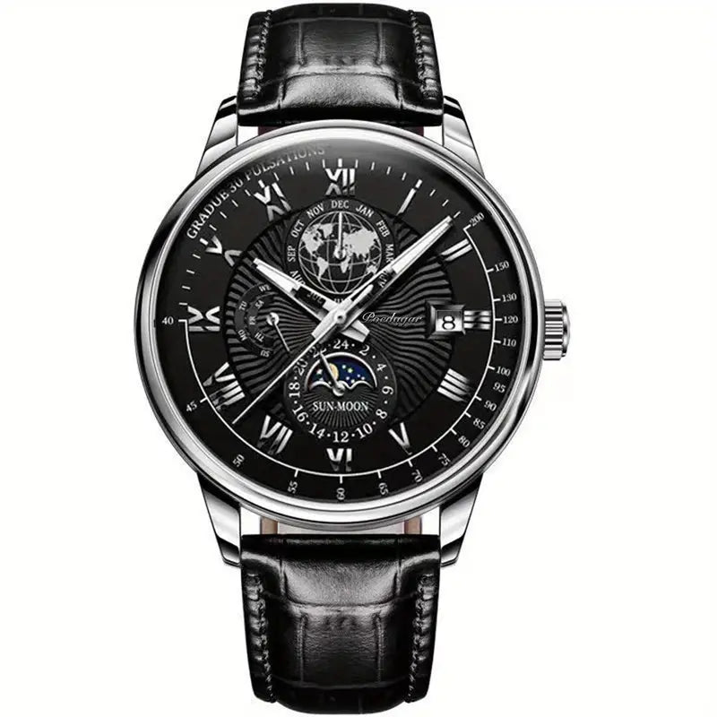 Mechanical Men’s Luxury Watch with Moonphase