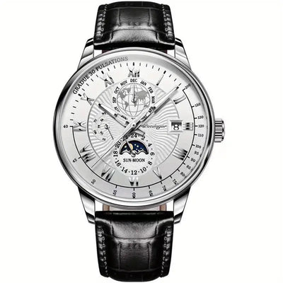 Mechanical Men’s Luxury Watch with Moonphase