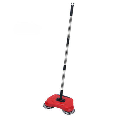 2-in-1 Manual Floor Sweeper with Dustpan