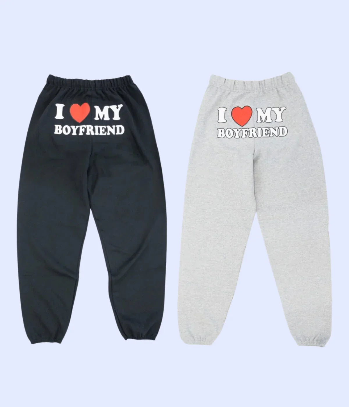 Couples Jogging Pants with Love Print – SweetheartBliss