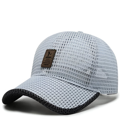 Breathable Mesh Sports Cap Adjustable Quick-Dry