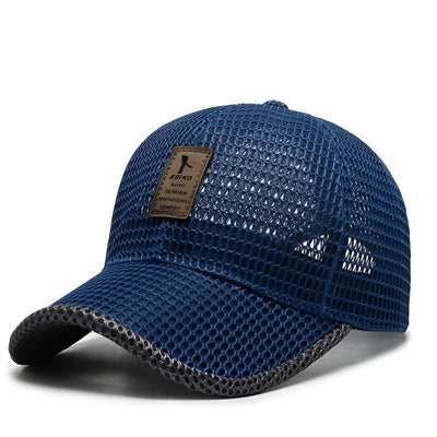 Breathable Mesh Sports Cap Adjustable Quick-Dry