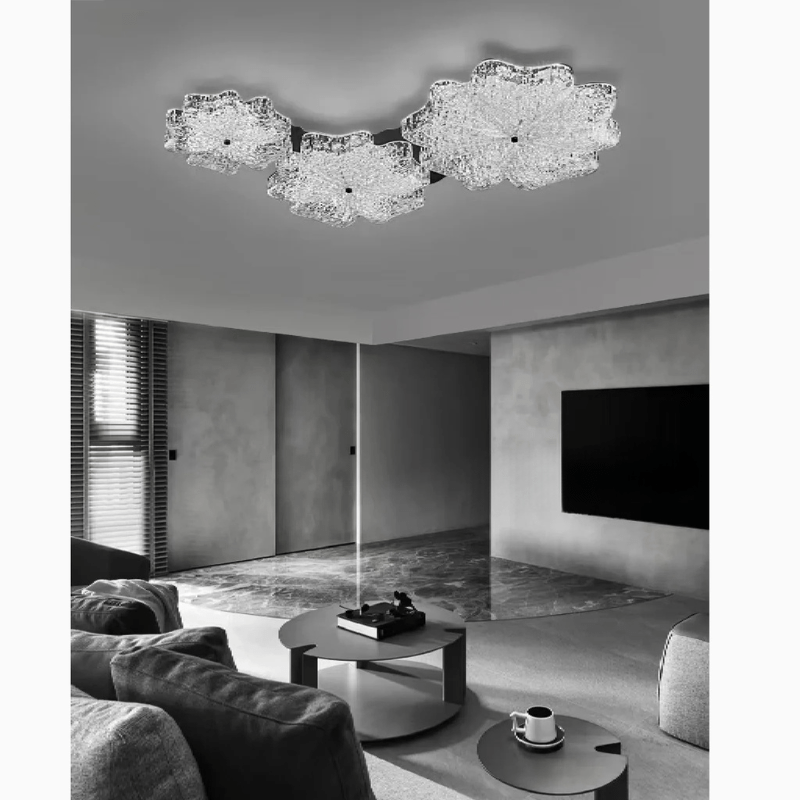 VerdantGlow Nordic Leaf LED Chandelier – Elegant Modern Design