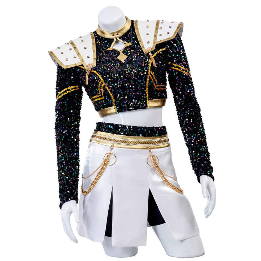 Kids Halloween Pop Star Performance Costume Set