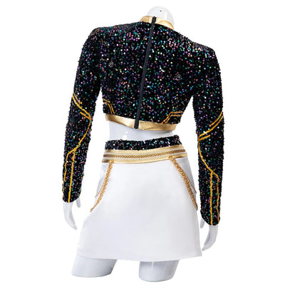 Kids Halloween Pop Star Performance Costume Set