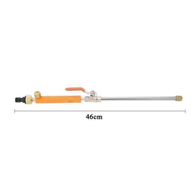 High-Pressure Hose Attachment for Outdoor Cleaning