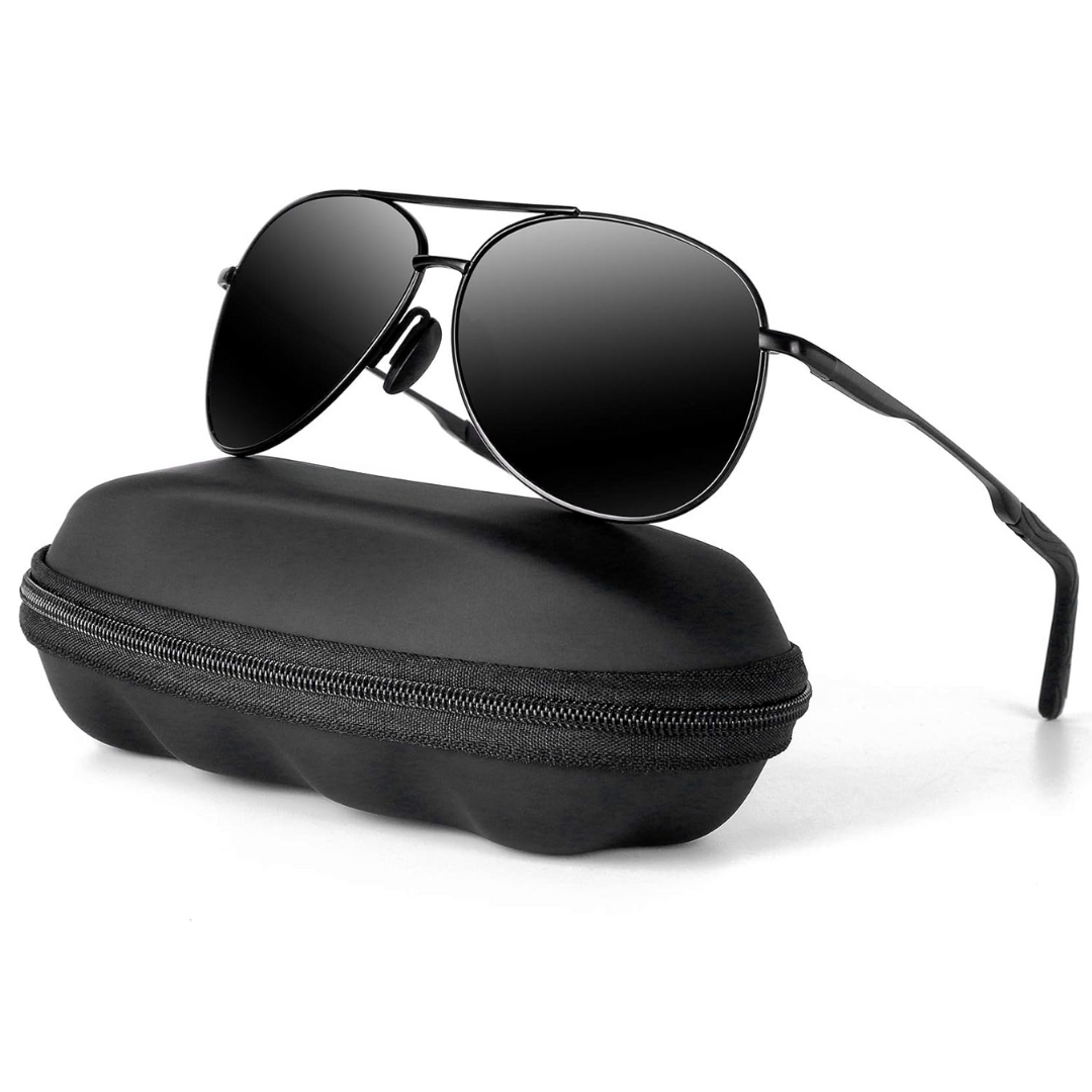 Joey Polarized Aviator Sunglasses with UV400 Protection