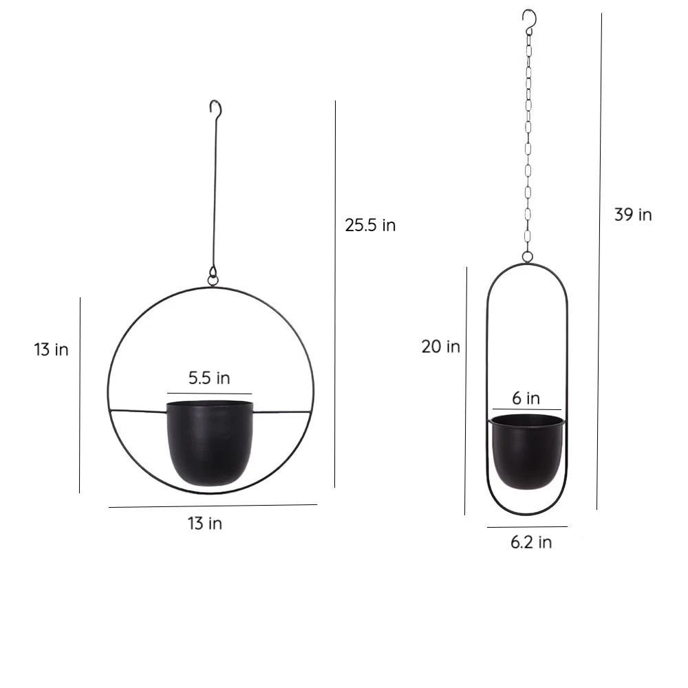 Wall Hanging Metal Plant Holder – FloraFrame
