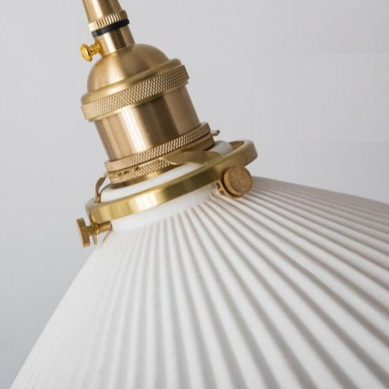 Scandinavian White Ceramic Pendant Light