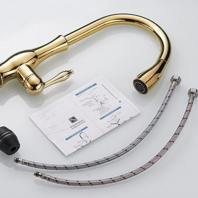 Retractable Stainless Steel Kitchen Sink Faucet