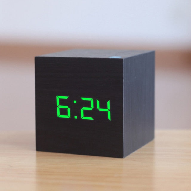Digital Square LED Alarm Clock