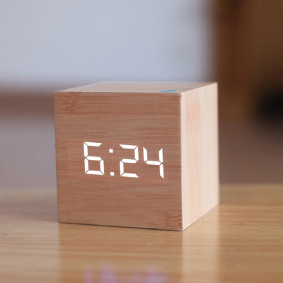 Digital Square LED Alarm Clock