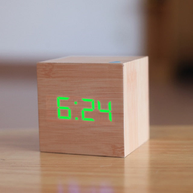 Digital Square LED Alarm Clock