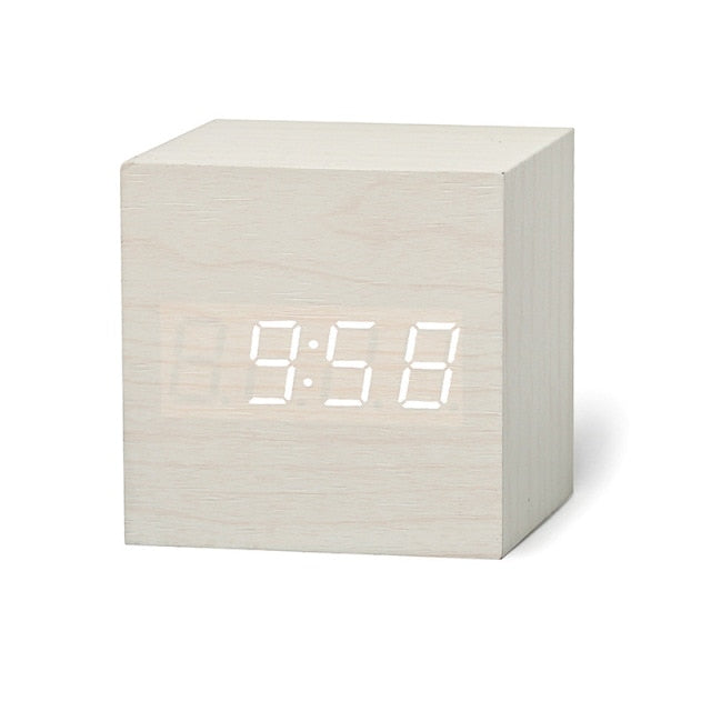 Digital Square LED Alarm Clock