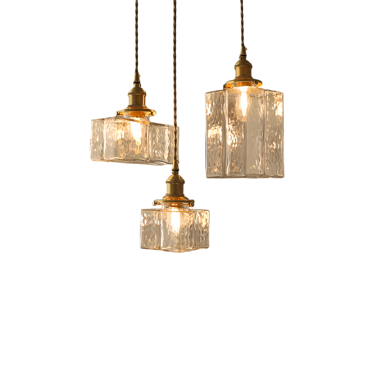 Fatima Modern Glass Pendant Light – Retro Style