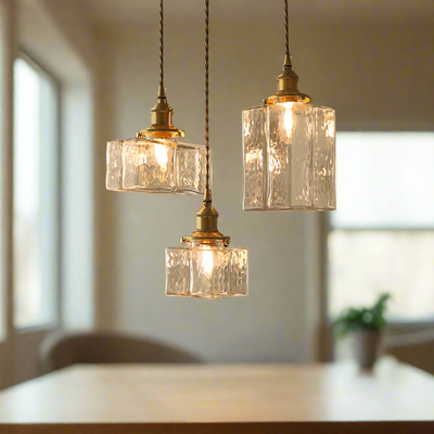 Fatima Modern Glass Pendant Light – Retro Style