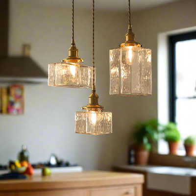 Fatima Modern Glass Pendant Light – Retro Style