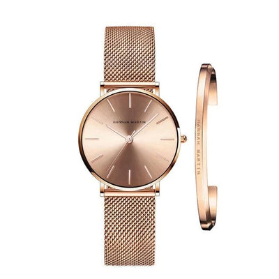 Hannah Martin Women’s Watch with Adjustable Stainless Steel Band