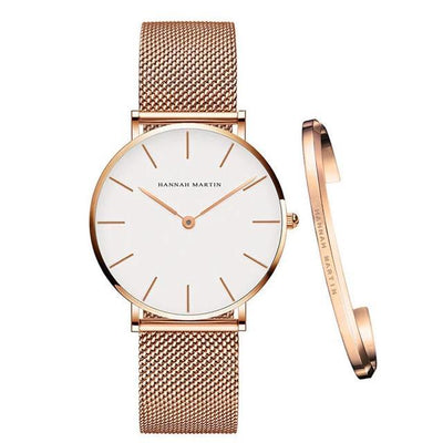 Hannah Martin Women’s Watch with Adjustable Stainless Steel Band