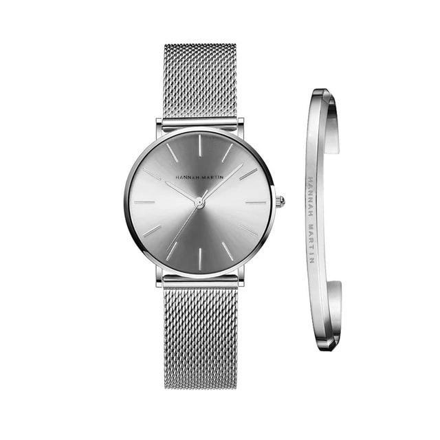 Hannah Martin Women’s Watch with Adjustable Stainless Steel Band