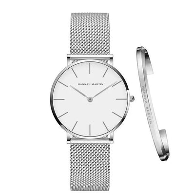 Hannah Martin Women’s Watch with Adjustable Stainless Steel Band