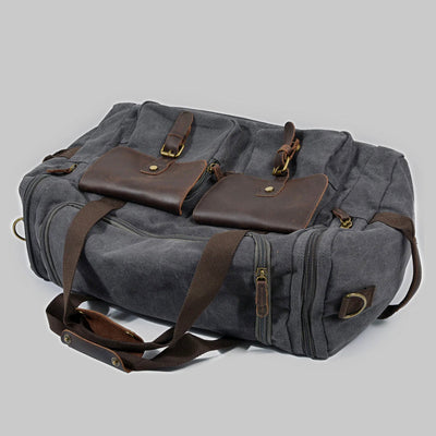 Vanguard Waxed Canvas & Leather Travel Duffle – 36.5L