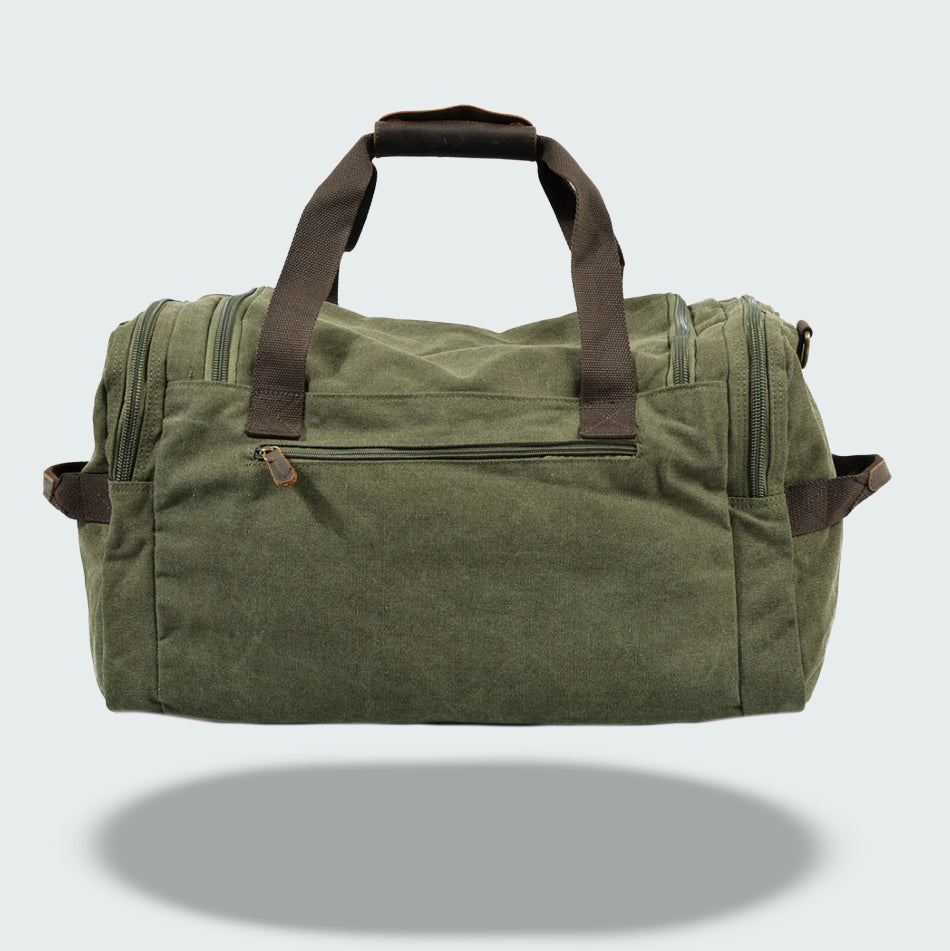 Vanguard Waxed Canvas & Leather Travel Duffle – 36.5L