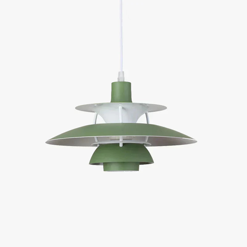 Modern Morandi LED Pendant Light – E27 Metal Shade