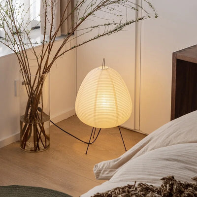Japanese Rice Paper LED Table Lamp