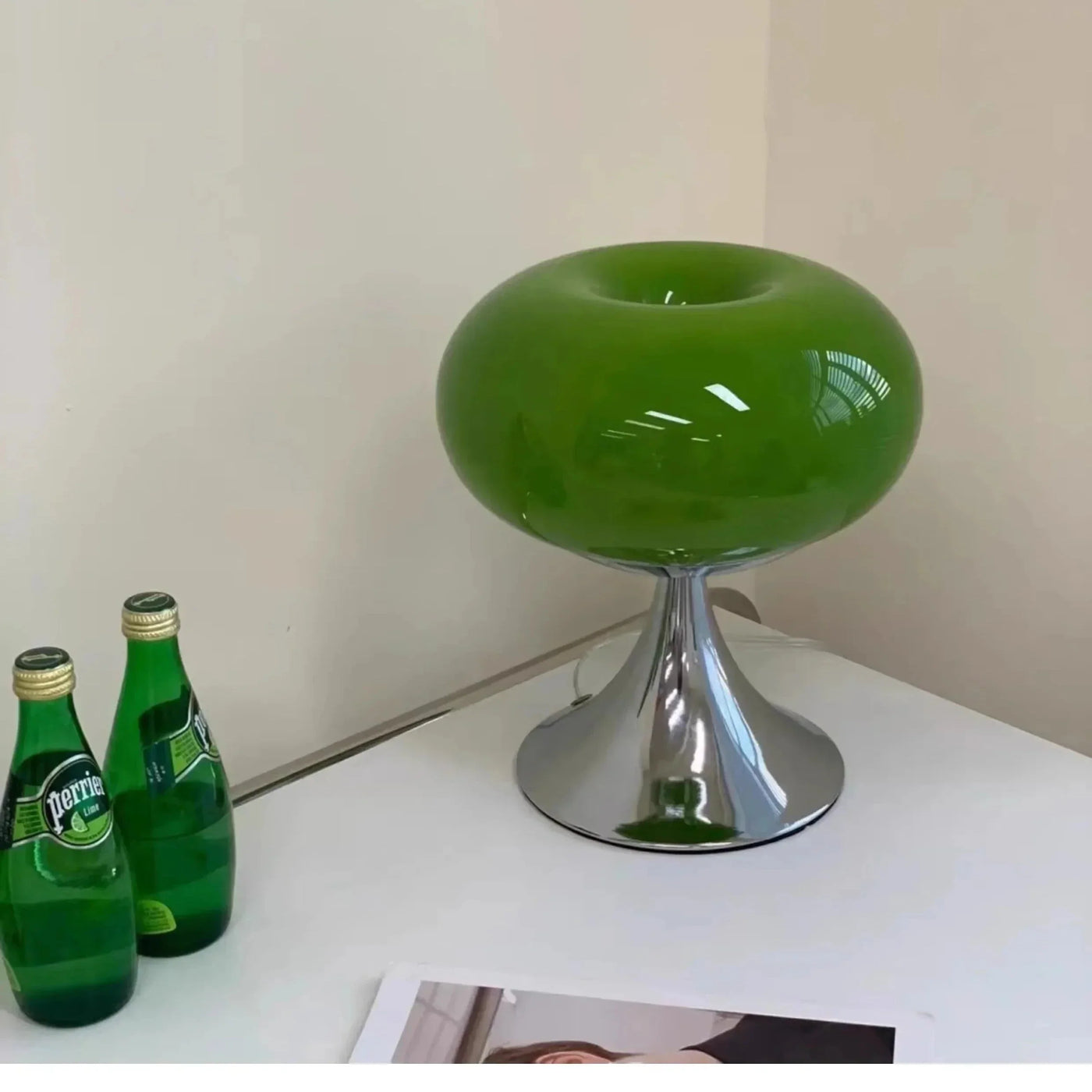 Antique Apple Table Lamp with Vintage Bauhaus Design