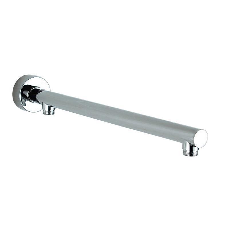 Wall-Mounted Rainfall Shower Head with Adjustable Arm and Hose