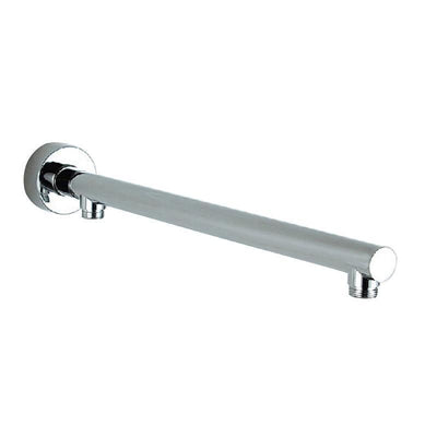 Wall-Mounted Rainfall Shower Head with Adjustable Arm and Hose