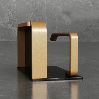 Modern Wall-Mount Toilet Paper Holder – Metal Finish
