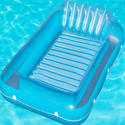 Inflatable Sunbathing Lounge Chair with Headrest