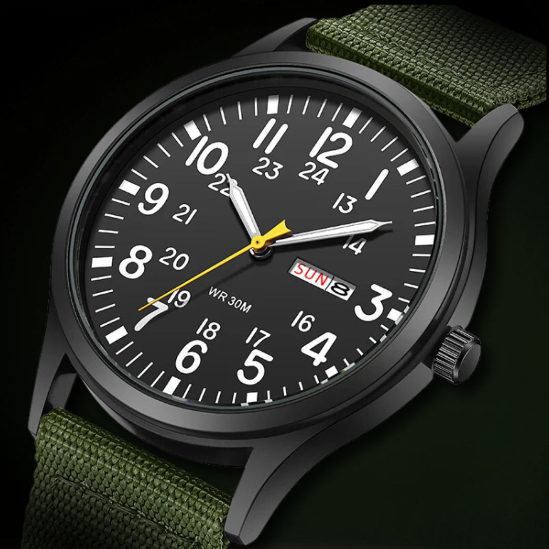 Men’s Outdoor Wristwatch Waterproof with Sapphire Glass