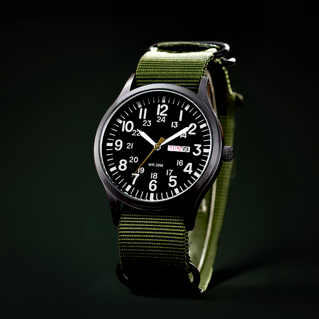 Men’s Outdoor Wristwatch Waterproof with Sapphire Glass