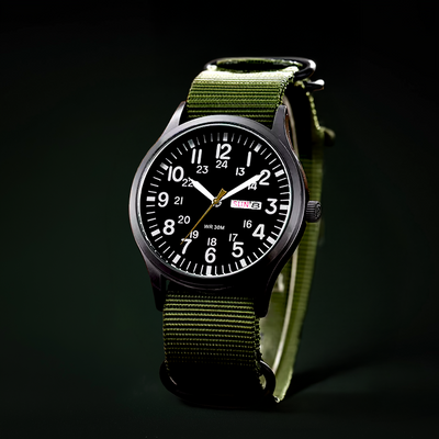 Men’s Outdoor Wristwatch Waterproof with Sapphire Glass
