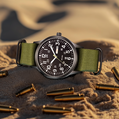 Men’s Outdoor Wristwatch Waterproof with Sapphire Glass