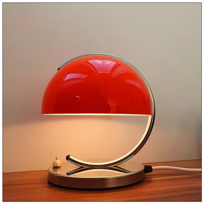 Mushroom Glass Table Lamp in Danish Style