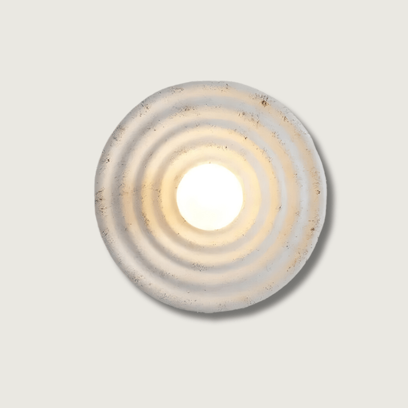 Wabi-Sabi Japandi Wall Lamp with Soft Ambient Light