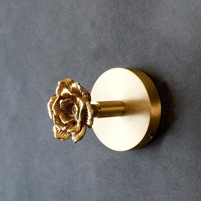 Brass Animal Wall Hook Rack Gold Accents