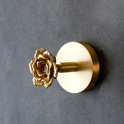 Brass Animal Wall Hook Rack Gold Accents