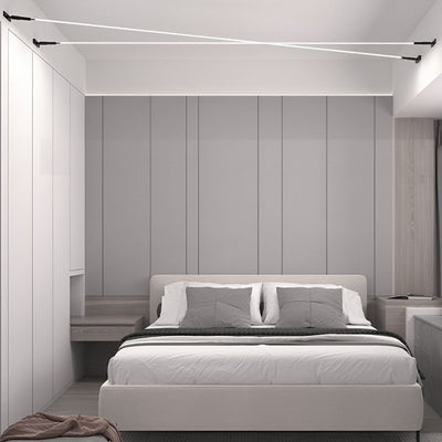 Rotatable LED Linear Ceiling Light Fixture