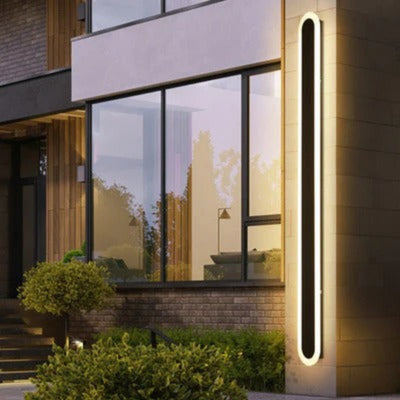 Rounded Edge Aluminum LED Outdoor Wall Light