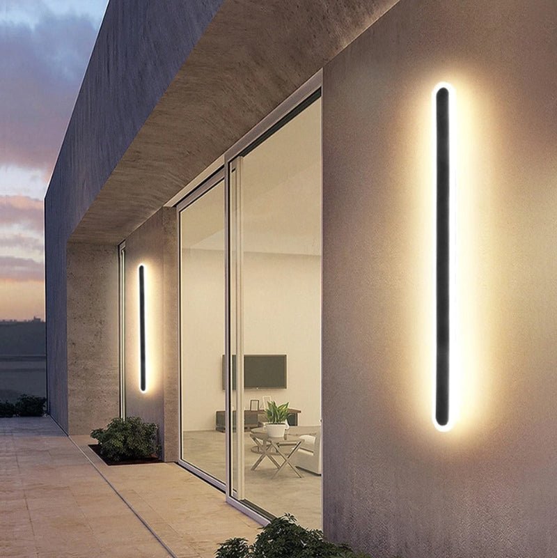 Rounded Edge Aluminum LED Outdoor Wall Light