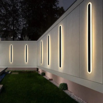 Rounded Edge Aluminum LED Outdoor Wall Light