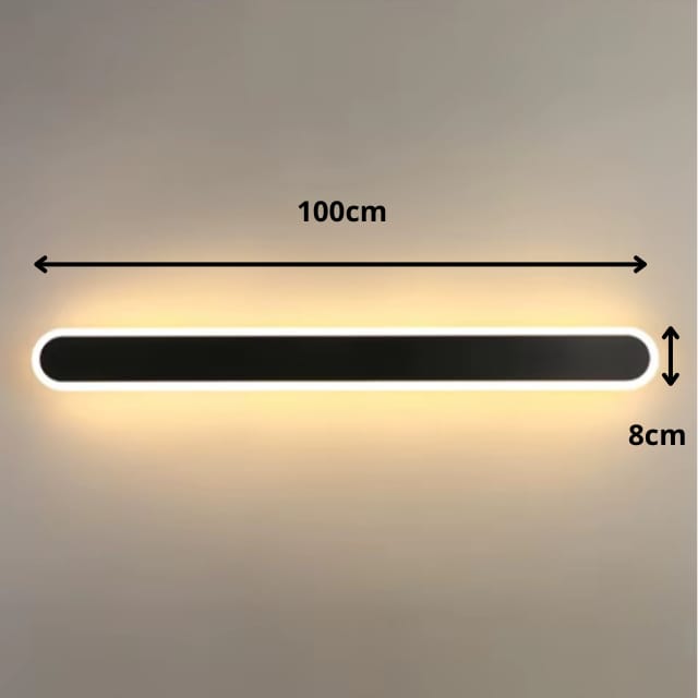 Rounded Edge Aluminum LED Outdoor Wall Light