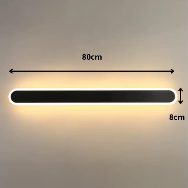 Rounded Edge Aluminum LED Outdoor Wall Light
