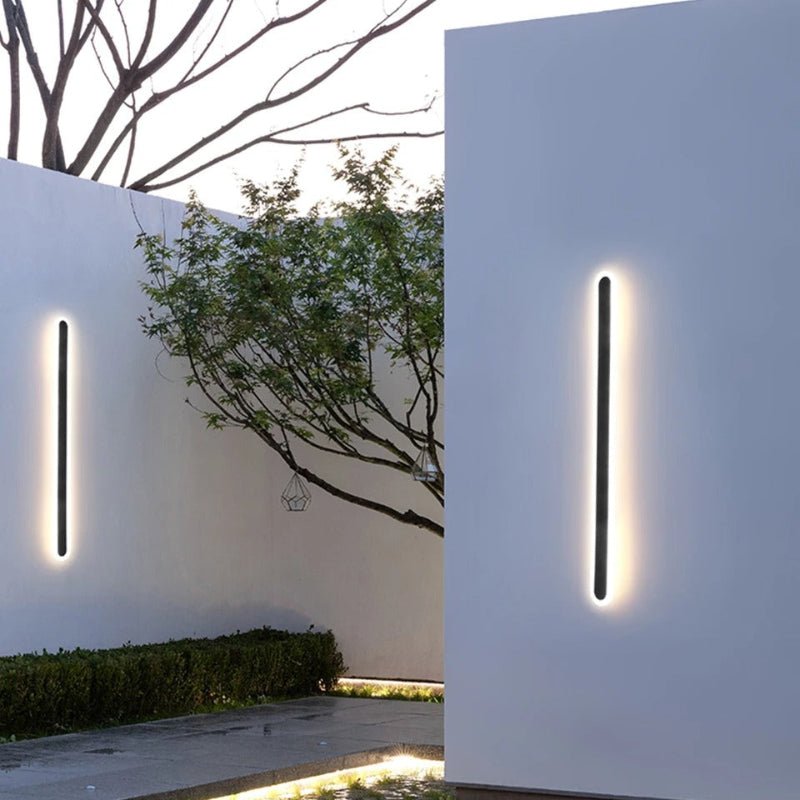 Rounded Edge Aluminum LED Outdoor Wall Light