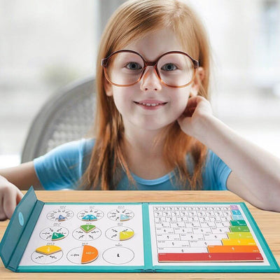 Magnetic Fraction Disc Set for Math Learning